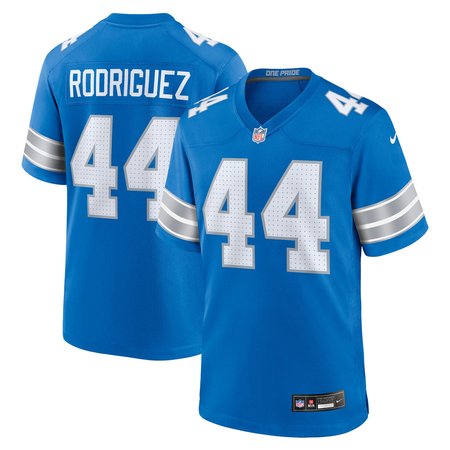 Men's Detroit Lions Malcolm Rodriguez Nike Blue Game Jersey