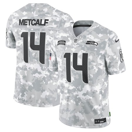 Men's Seattle Seahawks DK Metcalf Nike Arctic Camo 2024 Salute to Service Limited Jersey