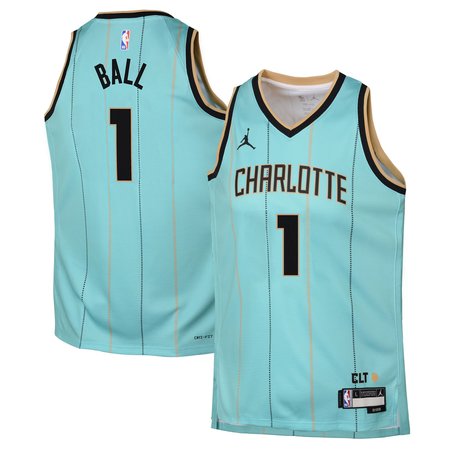 Youth Charlotte Hornets LaMelo Ball Jordan Brand Mint 2024/25 Swingman Player Jersey - City Edition