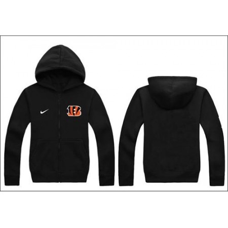 Nike Cincinnati Bengals Authentic Logo Hoodie Black