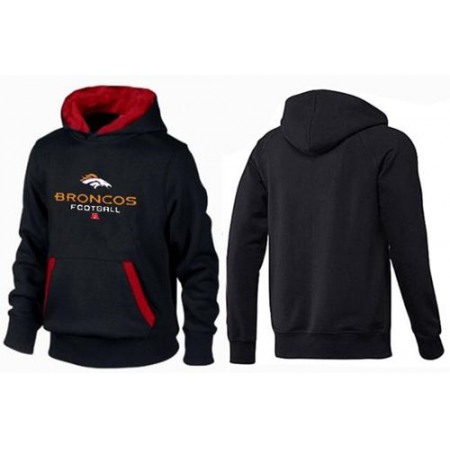 Denver Broncos Critical Victory Pullover Hoodie Black & Red