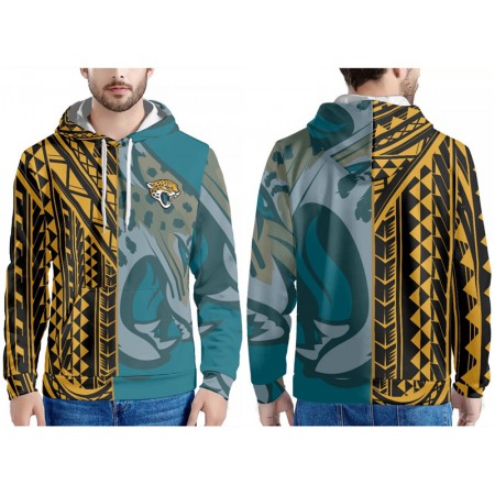 Men's Jacksonville Jaguars Teal/Black/Gold Pullover Hoodie