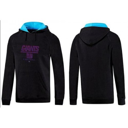 New York Giants Critical Victory Pullover Hoodie Black & Blue