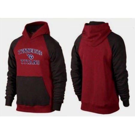 Tennessee Titans Heart & Soul Pullover Hoodie Burgundy Red & Black