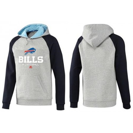 Buffalo Bills Critical Victory Pullover Hoodie Grey & Black