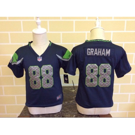 Toddler Nike Seattle Seahawks #88 Jimmy Graham Navy Blue Stitched NFL Jersey
