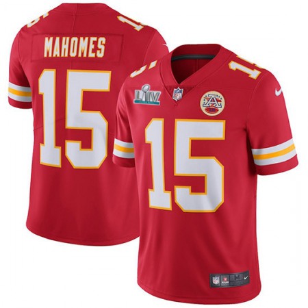 Toddlers Kansas City Chiefs #15 Patrick Mahomes Red Super Bowl LIV Vapor Untouchable Limited Stitched Jersey
