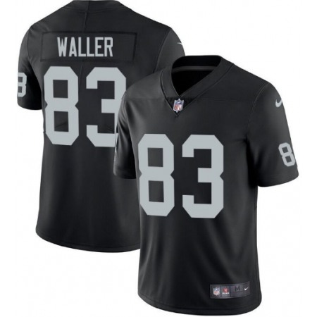 Toddlers Las Vegas Raiders #83 Darren Waller Black Vapor Limited Stitched Jersey