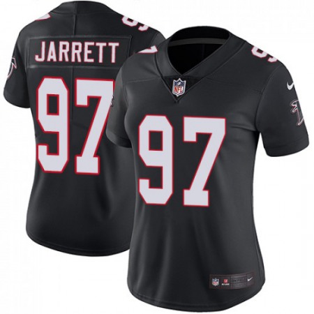 Women's Atlanta Falcons #97 Grady Jarrett Black Vapor Untouchable Limited Stitched NFL Jersey(Run Small)