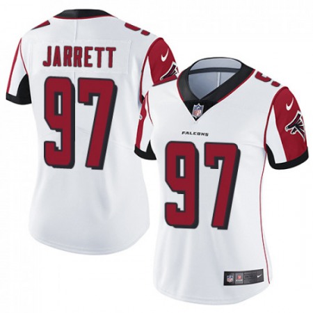 Women's Atlanta Falcons #97 Grady Jarrett White Vapor Untouchable Limited Stitched NFL Jersey(Run Small)