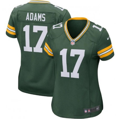 Women's Green Bay Packers #17 Davante Adams Green Vapor Untouchable Limited Stitched Jersey(Run Small)