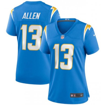 Women's Los Angeles Chargers #13 Keenan Allen Blue Vapor Untouchable Limited Stitched Jersey