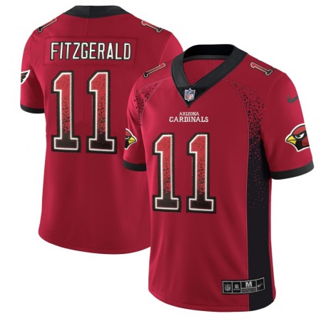 Men's Arizona Cardinals #11 Larry Fitzgerald Red 2018 Drift Fashion Color Rush Limited Stitched NFL Jersey