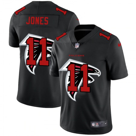 Men's Atlanta Falcons #11 Julio Jones Black Shadow Logo Limited Stitched Jersey