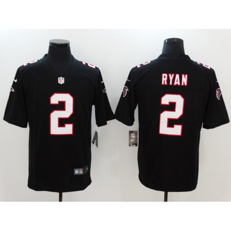 Men's Falcons #2 Matt Ryan Black Vapor Untouchable Player Limited Jersey