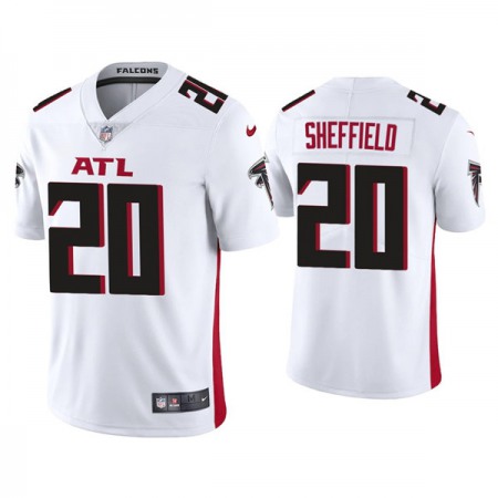Men's Atlanta Falcons #20 Kendall Sheffield New White Vapor Untouchable Limited Stitched NFL Jersey