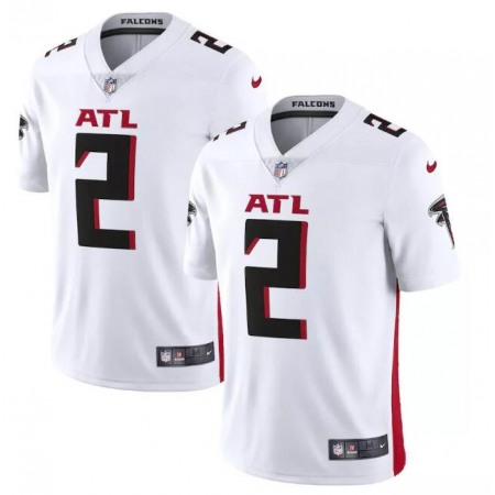 Men's Atlanta Falcons #2 Matt Ryan New White Vapor Untouchable Limited Stitched NFL Jersey