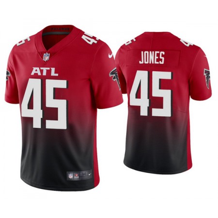 Men's Atlanta Falcons #45 Deion Jones New Red Vapor Untouchable Limited Stitched Jersey
