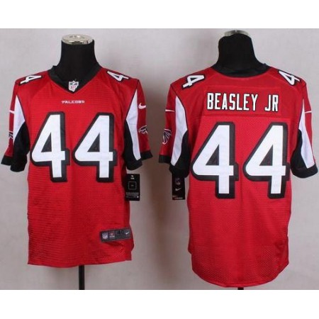 Nike Falcons #44 Vic Beasley Jr Red Team Color Men's Stitched NFL Elite Jersey