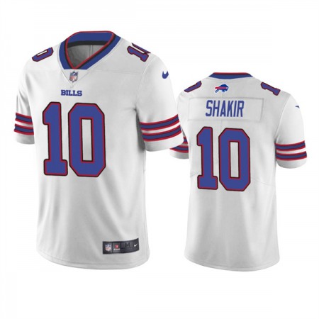 Men's Buffalo Bills #10 Khalil Shakir White Vapor Untouchable Limited Stitched Jersey