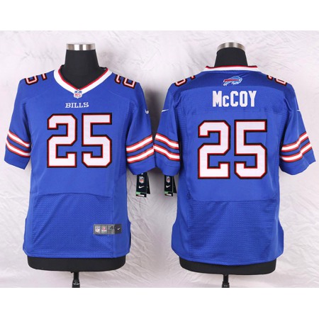 Nike Bills #25 LeSean McCoy Royal Blue Team Color Men's Stitched NFL New Elite Jersey