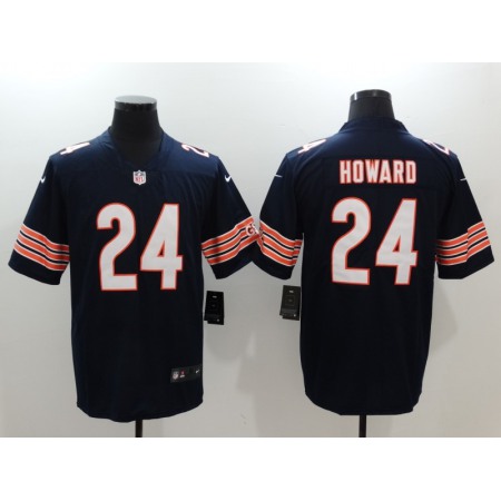 Men's Chicago Bears #24 Jordan Howard Navy Vapor Untouchable Player Limited Jersey