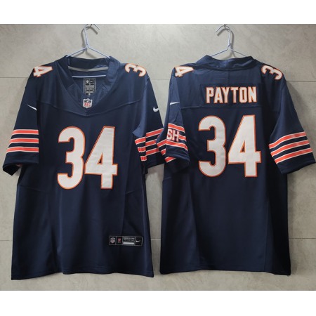 Men's Chicago Bears #34 Walter Payton Navy 2023 F.U.S.E. Vapor Untouchable Limited Stitched Football Jersey