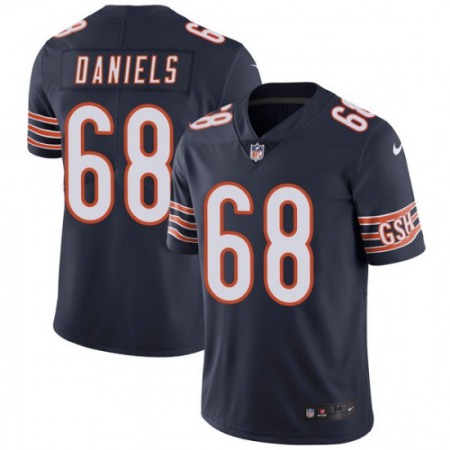 Men's Chicago Bears #68 James Daniels Navy Blue Vapor Untouchable Limited Stitched NFL Jersey