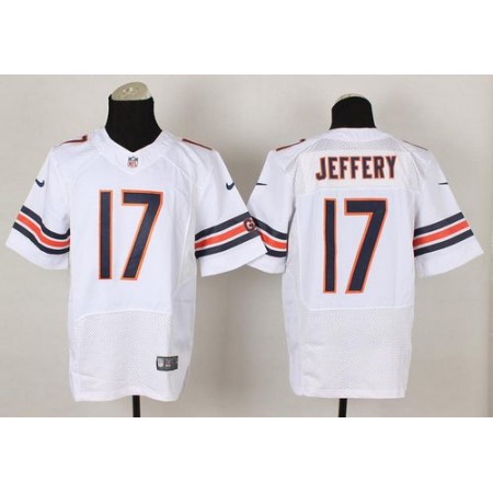 Nike Bears #17 Alshon Jeffery White Men's Stitched NFL Elite Jersey