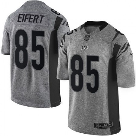 Nike Bengals #85 Tyler Eifert Gray Men's Stitched NFL Limited Gridiron Gray Jersey