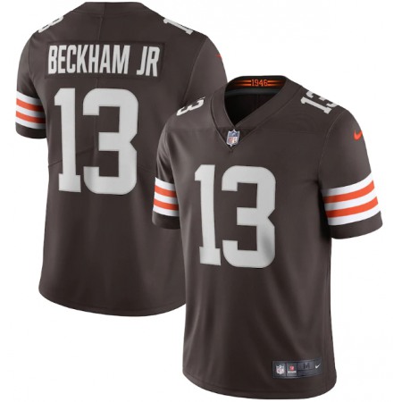 Men's Cleveland Browns #13 Odell Beckham Jr.?New Brown Vapor Untouchable Limited NFL Stitched Jersey
