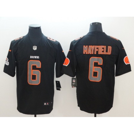 Men's Cleveland Browns #6 Baker Mayfield 2018 Black Impact Limited Stitched NFL Jersey