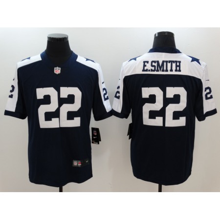 Men's Dallas Cowboys #22 Emmitt Smith Navy Vapor Untouchable Player Limited Jersey