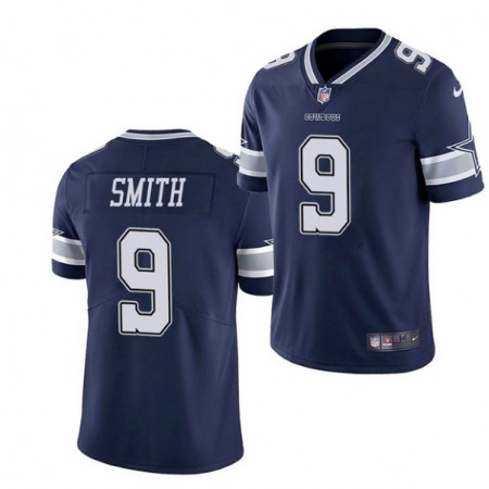 Men's Dallas Cowboys #9 Jaylon Smith 2021 Navy Vapor Limited Stitched Jersey