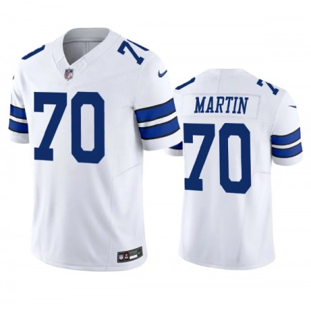 Men's Dallas Cowboys #70 Zack Martin White 2023 F.U.S.E. Limited Stitched Football Jersey