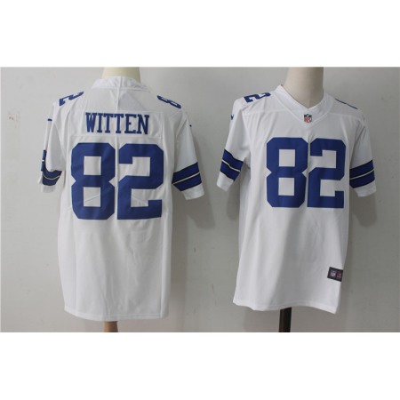 Men's Nike Dallas Cowboys #82 Jason Witten White Stitched NFL Vapor Untouchable Limited Jersey