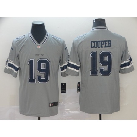 Men's Dallas Cowboys #19 Amari Cooper Gary Inverted Legend Stitched NFL Jersey