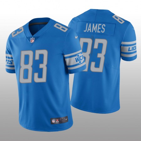 Men's Detroit Lions #83 Jesse James Blue Vapor Untouchable Limited Stitched NFL Jersey