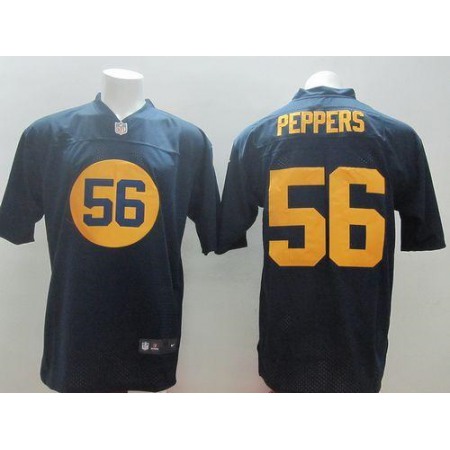 Nike Packers #56 Julius Peppers Navy Blue Alternate Men's Stitched NFL Elite Jersey