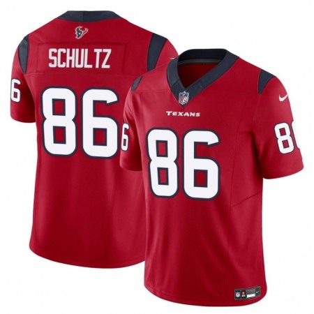 Men's Houston Texans #86 Dalton Schultz Red 2023 F.U.S.E Vapor Untouchable Stitched Football Jersey