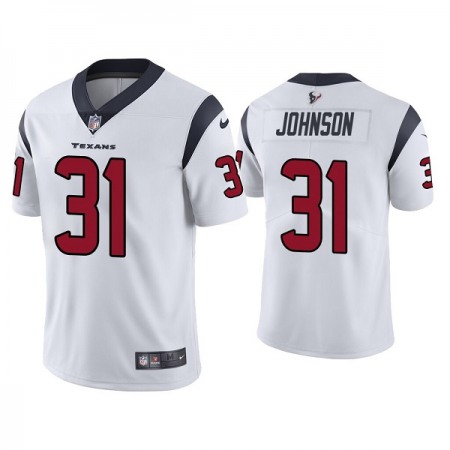 Men's Houston Texans #31 David Johnson New White Vapor Untouchable Limited Stitched Jersey