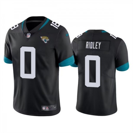 Men's Jacksonville Jaguars #0 Calvin Ridley Black Vapor Untouchable Limited Stitched Jersey