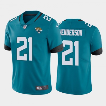 Men's Jacksonville Jaguars #21 CJ Henderson Blue Vapor Untouchable Limited Stitched Jersey