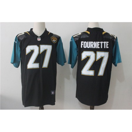 Men's Nike Jacksonville Jaguars #27 Leonard Fournette Black Alternate Stitched NFL Vapor Untouchable Limited Jersey