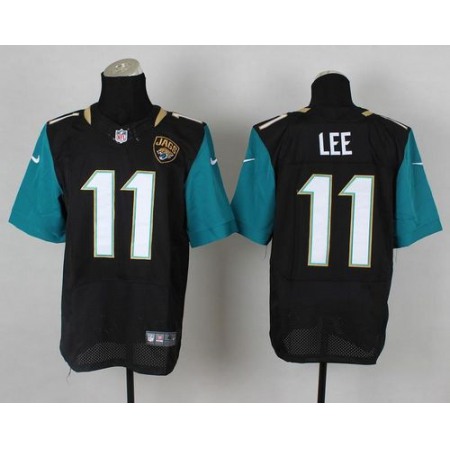 Nike Jaguars #11 Marqise Lee Black Alternate Men's Stitched NFL Elite Jersey