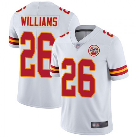 Men's Kansas City Chiefs #26 Damien Williams White Vapor Untouchable Limited Stitched Jersey