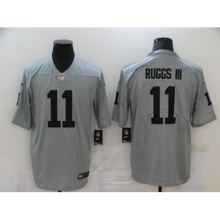 Men's Las Vegas Raiders #11 Henry Ruggs III Grey Limited Stitched Jersey