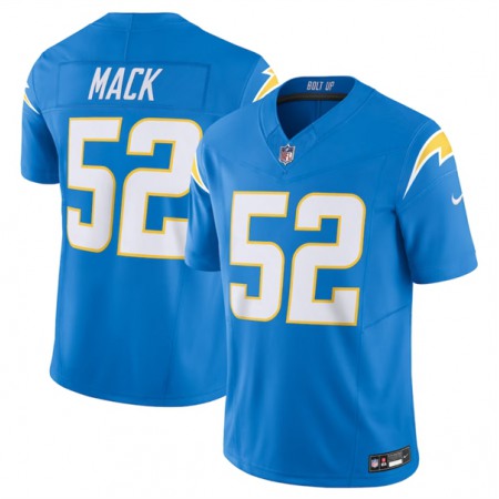 Men's Los Angeles Chargers #52 Khalil Mack Blue 2023 F.U.S.E. Vapor Untouchable Limited Stitched Jersey