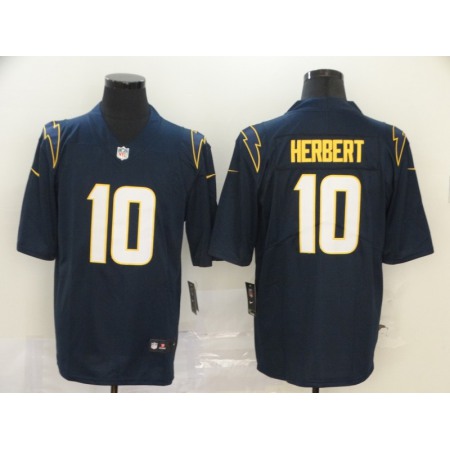 Men's Los Angeles Chargers #10 Justin Herbert 2020 Navy Vapor Untouchable Limited Stitched NFL Jersey