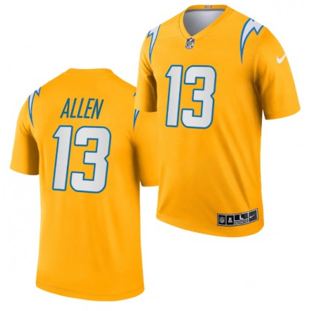 Men's Los Angeles Chargers #13 Keenan Allen Gold Inverted Legend Stitched Football Jersey